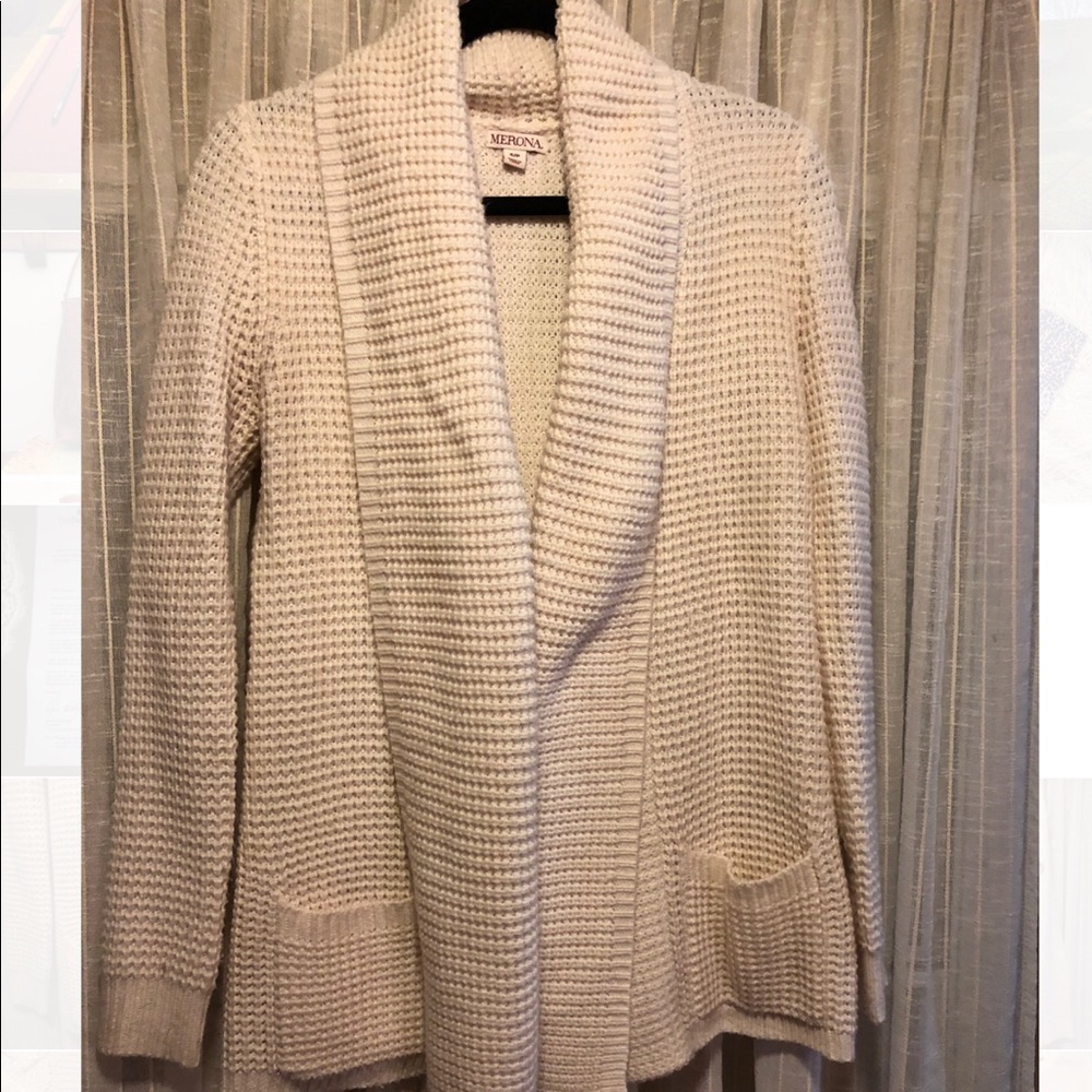 Merona Cream Sweater Cardigan